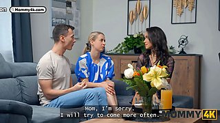 Mommy4k. i got so moist and wild when she brought her boyfriend to the house