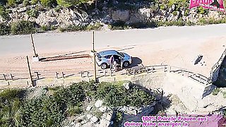 German Teen 18+ Hitchhiker Fucked Outdoors Without Rubber