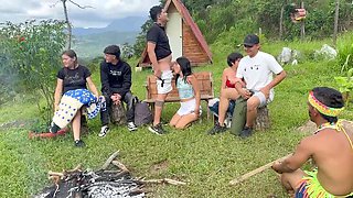 Young Latinos Fuck Indian Dwarf Outdoor to Escape Enchanted Lands - Hardcore Anal Sex with Big Tits Latina Teens