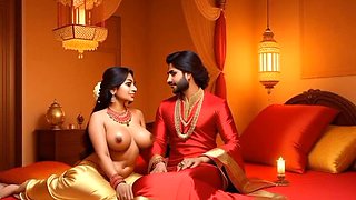 Indian Family Taboo: Jeth Teaches Characterless Bahu Hardcore Anal Sex in Hindi