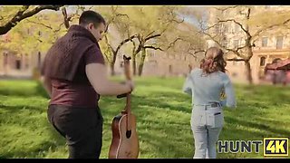 Skinny Czech Girl Charlie Dean Cheats on Boyfriend with Big Cock Stranger in Warehouse POV