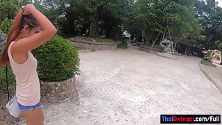 Crocodiles Gobbling And Making His Amateur Thai GIRLFRIEND Jizz Rigid