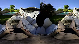 Beautiful amateur blonde barmaid paid sex in public