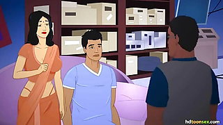 Busty indian milf Savita Bhabhi gets fucked in indian sex cartoon