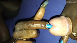 Ebony long nail insertion