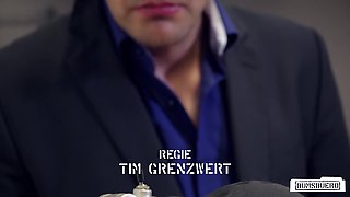 Mr Big's Blonde Allure Sparks Intense Passion in German Office