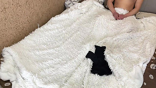 Cum on Arab MILF's Tights