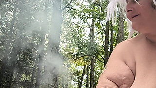 Granny's Younger Man Woods Sneaky Fucking From Behind Like No on One Else Can Especially Small Dick Grandpee