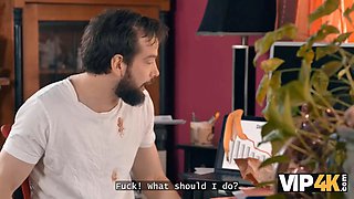 Karel C. tricked his neighbor into an orgasmic romp with his hot redhead Mature