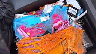 Cute blonde teen shows off her sexy lingerie Julia Reaves