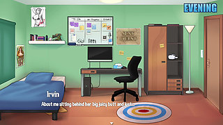 My Own Step MOM Bath With Door Opened & Caught Me Masturbate For Her Big Juicy Butts to Make Pregnant