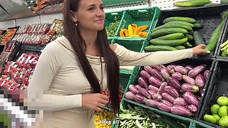 A Teacher Saw a Student Choosing Cucumbers at a Store, but Noticed She Had Lubricant Between Her Legs and Offered to Help