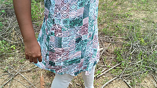 Step sister Outdoor fucking