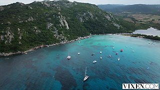 VIXEN Bratty Light-haired School Dolls Polly Yangs And Era Princess Share A Pink cigar In Crazy 3 way