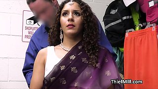 Exciting desi mommy busted for stealing jewelry