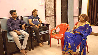 Husband invited his friend home and the two of them had fun with his wife all night long