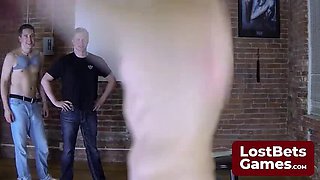 Amateur Teen Brunettes Aften Opal & Celestina Blooms Lose Bet and Strip Naked in Hot Neighbor Game