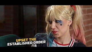 Daddy4k. harley quinn let her pussy go crazy