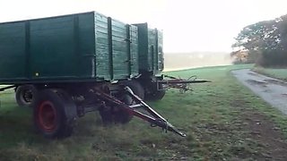 Mature Granny Sucks Stranger's Cock and Rides Hard