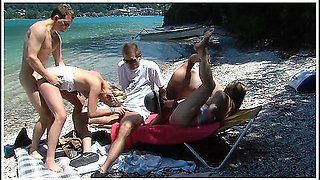 Public Beach Orgy
