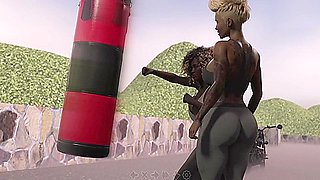 Adored By The Devil #18 - Animated Sex Game - Redhead Milf Outdoor Sex!