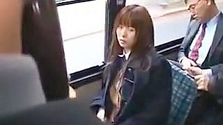 Shocked Teengirl In Bus