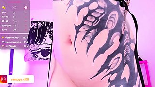 Emo Teen Becka Solo Webcam Masturbation Porn