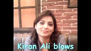 Sexy Pakistani Girl Kiran Ali Sucking Friends Cock