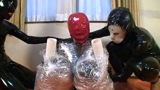 Amateur fetish BDSM action with redhead