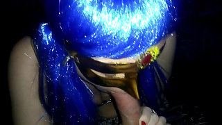 BLOWJOB AND FOOTJOB - GLORYHOLE