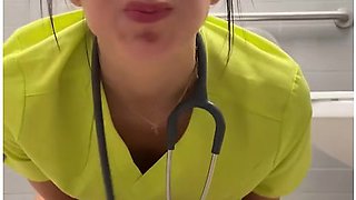 Nurse (me) Fucking Ass With Banana On Lunch