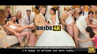 BRIDE4K. My slutty friends helped me with wedding fuck ft. Moon Imp: Porn