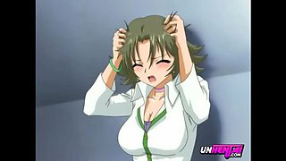 Shy Virgin Boy Gets Taught How To Fuck By Busty Stepsister - Uncensored Hentai