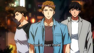 Caught in the Men's Locker Room: Pussy Fingering with Shaking Orgasm (Hentai)