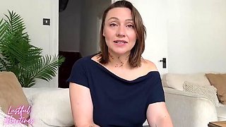 Boys Night In With Stepmom - Hairy British MILF Blowjob