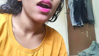 Pink Lips Telugu Teen Sister Brutal Face Fuck Cum in Mouth