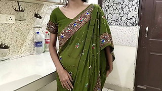 Indian Hot Stepmom has hot sec with stepson in kitchen!father doesn't know with clear Audio Indian Desi stepmom dirty ta