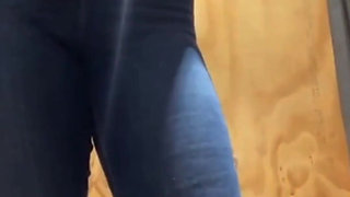 Walking with Vibrator in Pussy in the Public