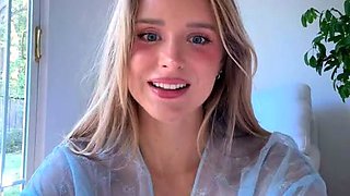 Teen Girl Solo Masturbation and Striptease 27