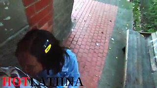 Colombian Prostitute Swallows My Load in Public - MEDELLIN COLOMBIA