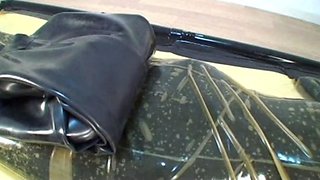 Amateur fetish BDSM action with redhead