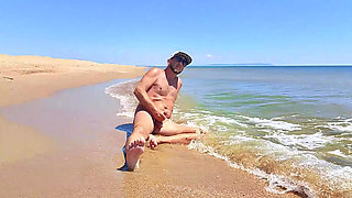 Stepson Is My Personal Slut on the Beach