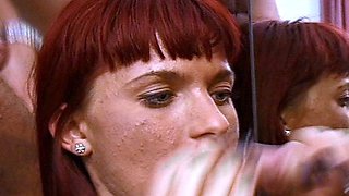 Party teen blowjob cumshot