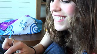Hot Brunette Girlfriend POV Blowjob