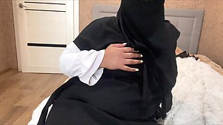 Jasmine Friend's Arab Wife in Hijab Without Panties