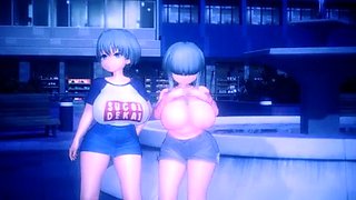 Uzaki Sisters Exhibitionism - Sunnyass