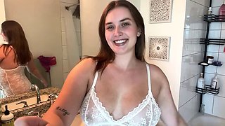 Day in the Life VLOG with Pussy Flashing and Transparent Dress - Erika Kay