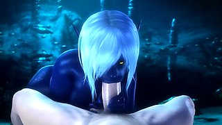 Two 3d cartoon cuties are ready for their bath