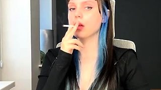 Curly Blonde Teen Records Solo Dildo Masturbation More at