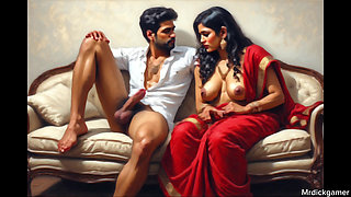 Desi indian aunty getting pregnant by her stepson